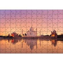 Cakapuzzle Tac Mahal ve Nehirdeki Aksi 120 Parça Ahşap Puzzle