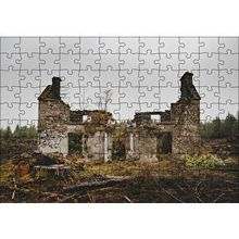Cakapuzzle Taş Evin Yıkıntıları 120 Parça Ahşap Puzzle