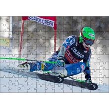Cakapuzzle Ted Ligety Kayak Sporu 120 Parça Ahşap Puzzle