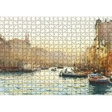 Cakapuzzle Tekne Şehir Manzara 120 Parça Ahşap Puzzle