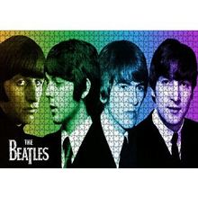 Cakapuzzle The Beatles Renk Geçişli Portre 120 Parça Ahşap Puzzle