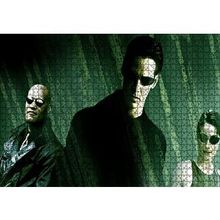 Cakapuzzle The Matrix Neo Trinity ve Morpheus Full Renkli 120 Parça Ahşap Puzzle