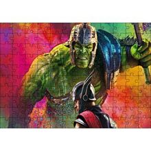 Cakapuzzle Thor ve Hulk 120 Parça Ahşap Puzzle