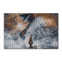 Cakapuzzle Tilki Gözü ve İnsan İllüstrasyon 120 Parça Ahşap Puzzle