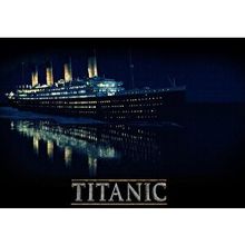 Cakapuzzle Titanic Gece ve Işıklar Yapboz MDF Puzzle