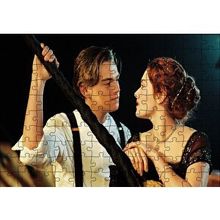 Cakapuzzle Titanic Jack ve Rose Aşk 120 Parça Ahşap Puzzle