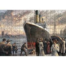 Cakapuzzle Titanik İlk ve Son Yolcuları 120 Parça Ahşap Puzzle