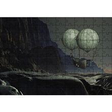 Cakapuzzle Uçan Gemi Fantastik 120 Parça Ahşap Puzzle
