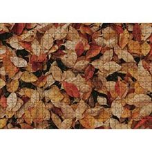 Cakapuzzle Üstüste Sonbahar Yaprakları 120 Parça Ahşap Puzzle