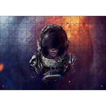 Cakapuzzle Uzay Güneş Işığı Astronot Görseli 120 Parça Puzzle