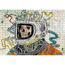Cakapuzzle Uzay Kıyafetli Kurukafa 120 Parça Ahşap Puzzle