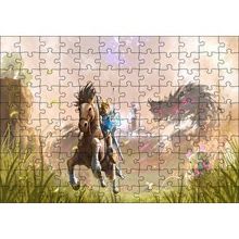 Cakapuzzle Vahşi Zelda Nefesi Efsanesi Görseli 120 Parça Ahşap Puzzle
