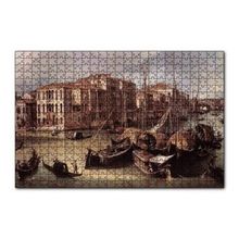 Cakapuzzle Venedik Kanal Gondollar ve Binalar 120 Parça Ahşap Puzzle