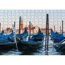Cakapuzzle Venedikte Gondollar 120 Parça Ahşap Puzzle