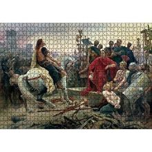 Cakapuzzle Vercingetorix Jül Sezara Meydan Okuyor 120 Parça Ahşap Puzzle