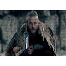 Cakapuzzle Viking Travis Fimmel 120 Parça Ahşap Puzzle