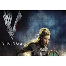 Cakapuzzle Vikingler Katheryn Winnick 120 Parça Ahşap Puzzle