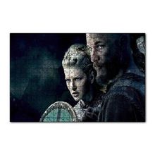 Cakapuzzle Vikingler Ragnar ve Lagertha 120 Parça Ahşap Puzzle
