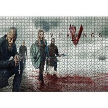 Cakapuzzle Vikingler ve Kan Denizi 120 Parça Ahşap Puzzle