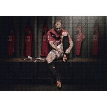 Cakapuzzle Wayne Rooney Manchester United Futbolcu 120 Parça Ahşap Puzzle