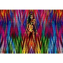 Cakapuzzle Wonder Woman Rengarenk Şeritler 120 Parça Ahşap Puzzle