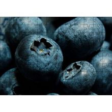 Cakapuzzle Yabanmersini Meyveleri Yakın Çekim 120 Parça Ahşap Puzzle