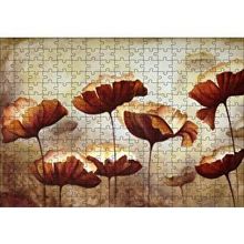 Cakapuzzle Yağlı Boya Çalışması Gelincik Tarlası Görseli 120 Parça Ahşap Puzzle