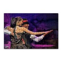 Cakapuzzle Yağlı Boya Resmi Dans Figürü Görseli 120 Parça Ahşap Puzzle