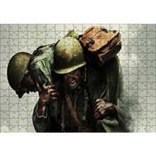 Cakapuzzle Yaralı Arkadaşını Taşıyan Asker 120 Parça Ahşap Puzzle
