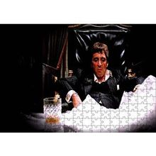 Cakapuzzle Yaralı Yüz Tony Montana 120 Parça Ahşap Puzzle