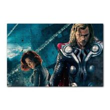 Cakapuzzle Yenilmezler Thor ve Kara Dul 120 Parça Ahşap Puzzle