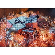Cakapuzzle Yılbaşı Hediye Paketleri ve Süsleri 120 Parça Ahşap Puzzle