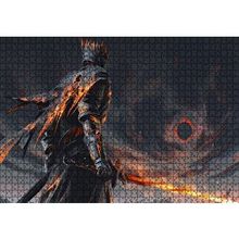 Cakapuzzle Yüzüklerin Efendisi Nazgul ve Ateş Kılıcı 120 Parça Ahşap Puzzle