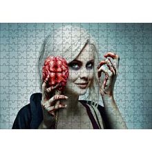 Cakapuzzle Zombi Kadın Beyin Dondurması Görseli 120 Parça Ahşap Puzzle