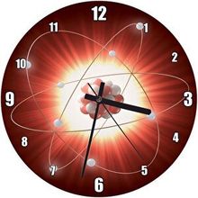 Cakasaat Atomic Model Işıklı Duvar Saati