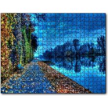 Cakatablo Doğa Sonbahar Göl Kıyısı 1000 Parça Puzzle