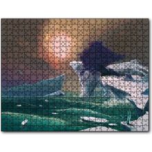 Cakatablo Fantastik Kayalıklar ve Yalnız Ağaç Illüstrasyon 1000 Parça Puzzle