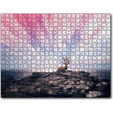 Cakatablo Geyik Kayalık Deniz Bulutlu Gökler Kompozisyon 1000 Parça Puzzle