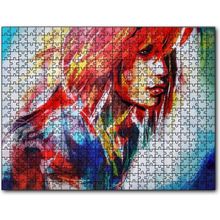 Cakatablo Kızıl Saçlı Kız Dijital Sanat 120 Parça Puzzle