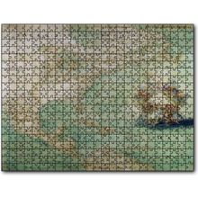 Cakatablo Kuzey ve Orta Amerika Eski Haritası 1000 Parça Puzzle