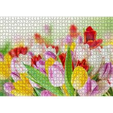 Cakatablo Renkli Laleler Görseli 1000 Parça Puzzle