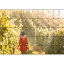Cakatablo Şarap Üreticisi Kadın Üzüm Bağlarında Görsel 120 Parça Puzzle