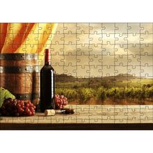 Cakatablo Şarap Üzüm Bağı Görseli 120 Parça Puzzle