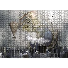 Cakatablo Şehir Saat Balon Fantastik 1000 Parça Puzzle