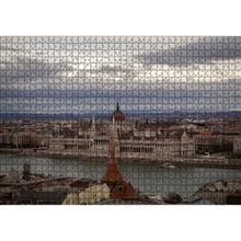 Cakatablo Şehri Bölen Nehir ve Tarihi Binalar 1000 Parça Puzzle