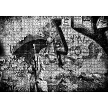 Cakatablo Şemsiyeli Adam Duvar Boyama 1000 Parça Puzzle
