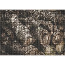 Cakatablo Üstüste Kütükler 1000 Parça Puzzle