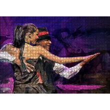 Cakatablo Yağlı Boya Resmi Dans Figürü Görseli 1000 Parça Puzzle