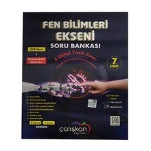 Çalışkan Yayınları 7. Sınıf Fen Bilimleri Ekseni Soru Bankası