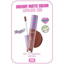 Callista Dreamy Matte Cream No:208 Kahverengi Mat Görünümlü Lipgloss